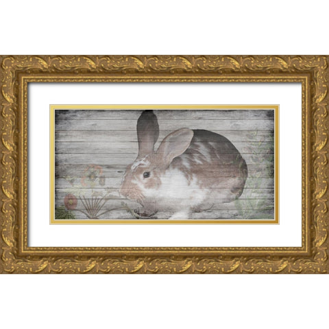 Hello Peter Gold Ornate Wood Framed Art Print with Double Matting by Lewis, Sheldon