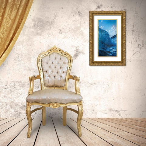 Cool Wave 2 Gold Ornate Wood Framed Art Print with Double Matting by Lewis, Sheldon