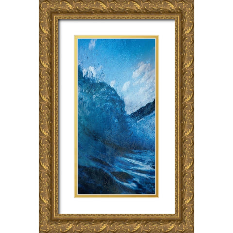 Cool Wave 2 Gold Ornate Wood Framed Art Print with Double Matting by Lewis, Sheldon