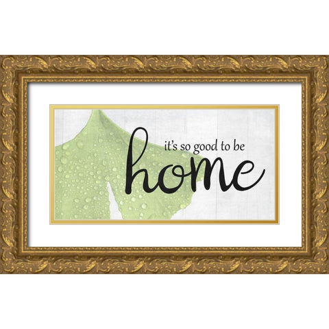 Home Gold Ornate Wood Framed Art Print with Double Matting by Lewis, Sheldon