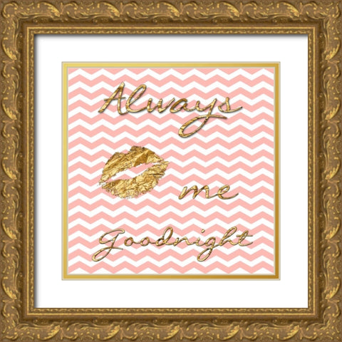 That Magical Kiss Gold Ornate Wood Framed Art Print with Double Matting by Lewis, Sheldon