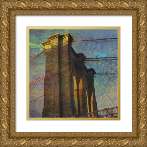 Way Of The Empire Gold Ornate Wood Framed Art Print with Double Matting by Lewis, Sheldon