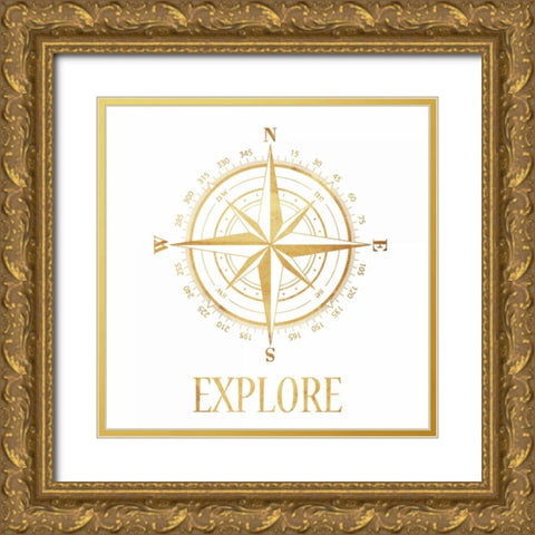 Explore Gold Ornate Wood Framed Art Print with Double Matting by Lewis, Sheldon