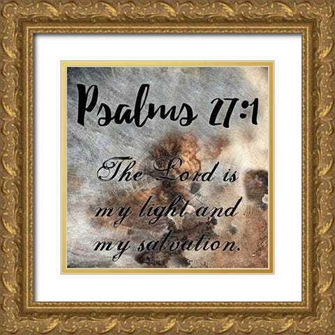 Psalms Gold Ornate Wood Framed Art Print with Double Matting by Lewis, Sheldon
