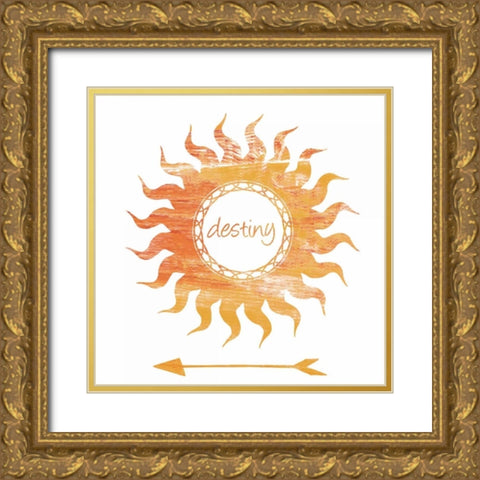 Follow The Sun 2 Gold Ornate Wood Framed Art Print with Double Matting by Lewis, Sheldon