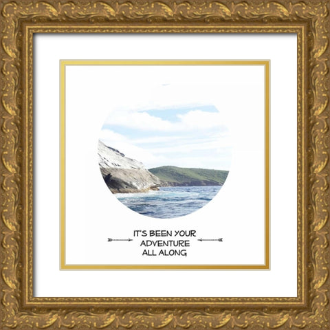 Your Adventure Gold Ornate Wood Framed Art Print with Double Matting by Lewis, Sheldon