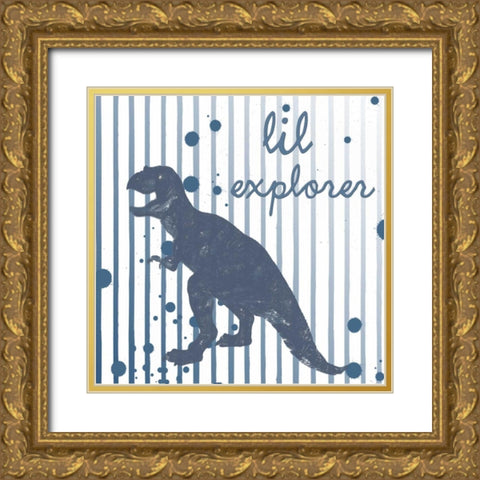 Lil Explorer Gold Ornate Wood Framed Art Print with Double Matting by Lewis, Sheldon