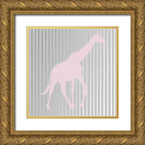 Hey There Gold Ornate Wood Framed Art Print with Double Matting by Lewis, Sheldon