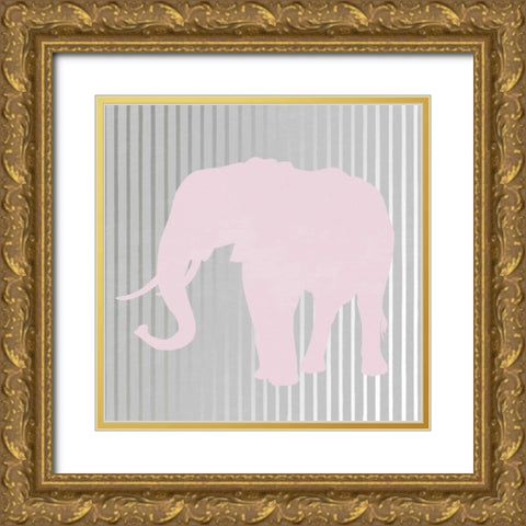 Hey Gold Ornate Wood Framed Art Print with Double Matting by Lewis, Sheldon