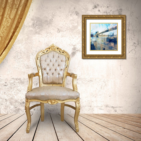 My Magical New York 2 Gold Ornate Wood Framed Art Print with Double Matting by Lewis, Sheldon