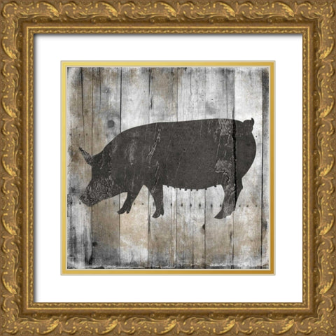 Organically Grown Gold Ornate Wood Framed Art Print with Double Matting by Lewis, Sheldon