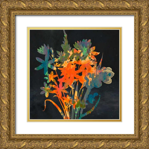 Bright Garden 2 Gold Ornate Wood Framed Art Print with Double Matting by Lewis, Sheldon