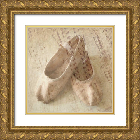 Dance Studio Gold Ornate Wood Framed Art Print with Double Matting by Lewis, Sheldon