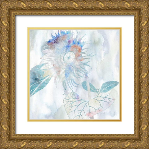 Paint Sector Gold Ornate Wood Framed Art Print with Double Matting by Lewis, Sheldon