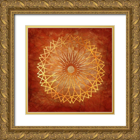 Paradigm Shift 2 Gold Ornate Wood Framed Art Print with Double Matting by Lewis, Sheldon