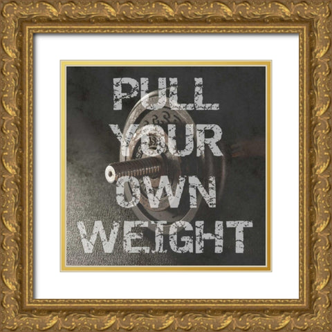 Your Own Weight Gold Ornate Wood Framed Art Print with Double Matting by Lewis, Sheldon