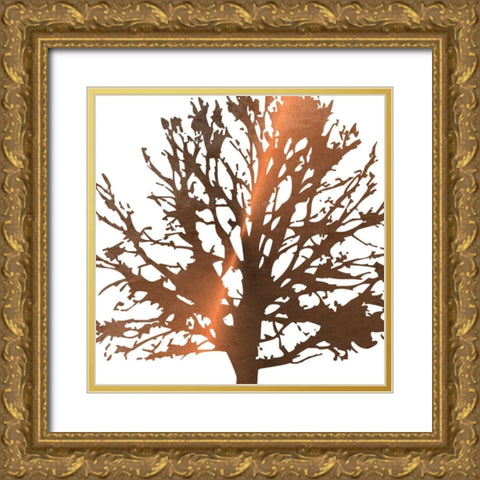 Tree of Wisdom 1 Gold Ornate Wood Framed Art Print with Double Matting by Lewis, Sheldon