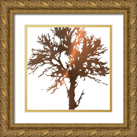 Tree of Wisdom 2 Gold Ornate Wood Framed Art Print with Double Matting by Lewis, Sheldon