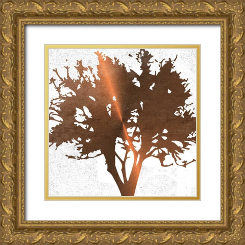 Tree of Wisdom 4 Gold Ornate Wood Framed Art Print with Double Matting by Lewis, Sheldon