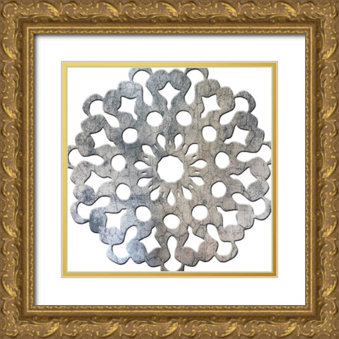 Traditional Geo 2 Gold Ornate Wood Framed Art Print with Double Matting by Lewis, Sheldon