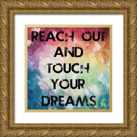 Bright Dream Gold Ornate Wood Framed Art Print with Double Matting by Lewis, Sheldon