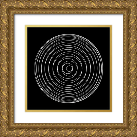 Retrospect 2 Gold Ornate Wood Framed Art Print with Double Matting by Lewis, Sheldon