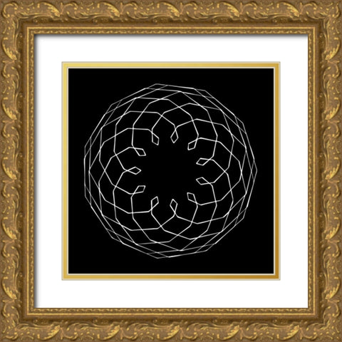 Retrospect 3 Gold Ornate Wood Framed Art Print with Double Matting by Lewis, Sheldon