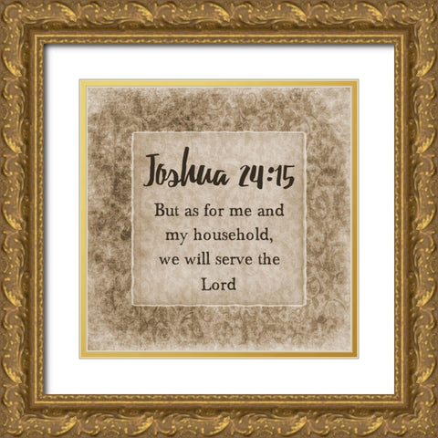 My Household Gold Ornate Wood Framed Art Print with Double Matting by Lewis, Sheldon