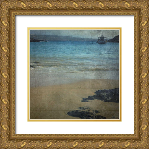 Drift Wood 2 Gold Ornate Wood Framed Art Print with Double Matting by Lewis, Sheldon