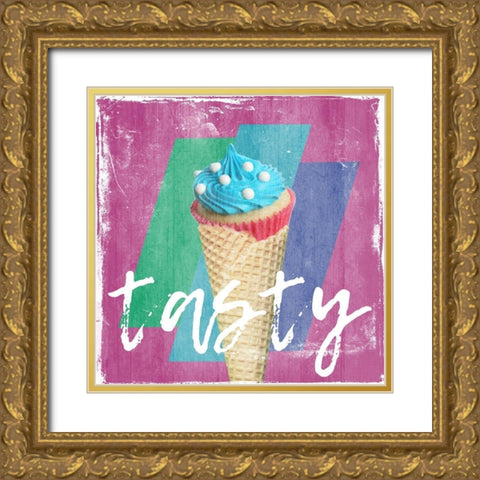 Lit Gold Ornate Wood Framed Art Print with Double Matting by Lewis, Sheldon