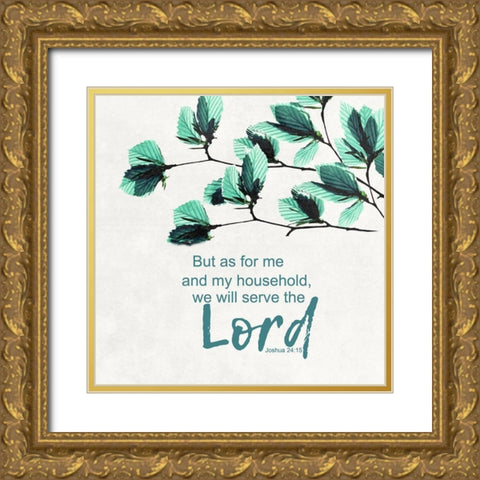 My Household Gold Ornate Wood Framed Art Print with Double Matting by Lewis, Sheldon