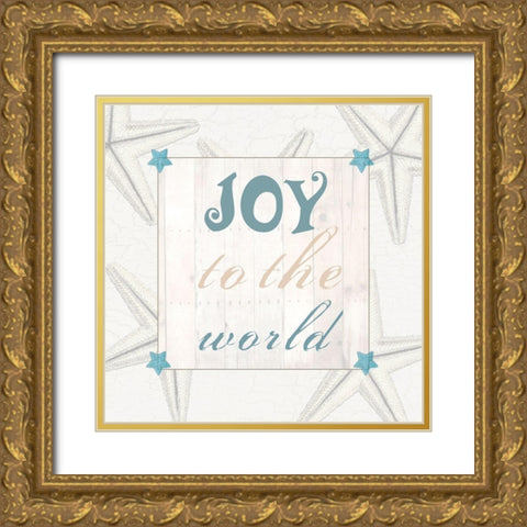 Coastal Holiday Gold Ornate Wood Framed Art Print with Double Matting by Lewis, Sheldon