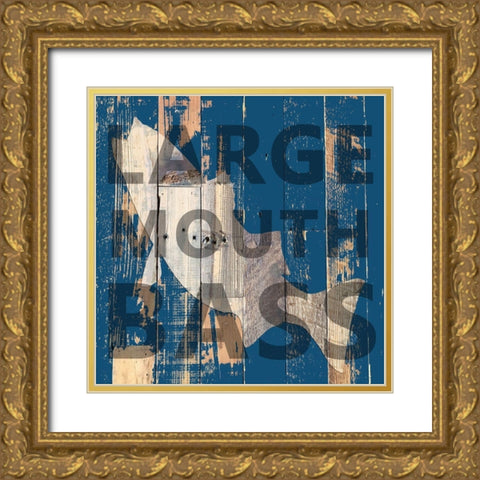 Bass Gold Ornate Wood Framed Art Print with Double Matting by Lewis, Sheldon