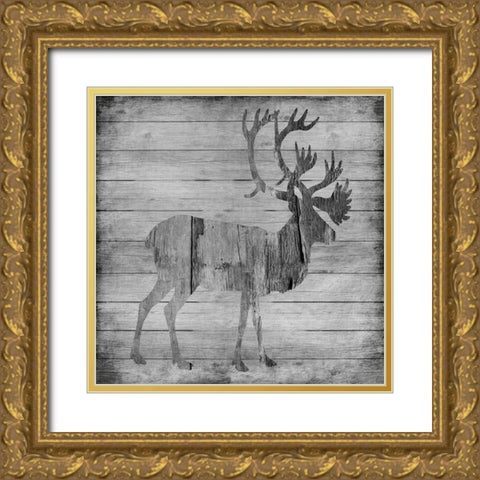 Game 1 Gold Ornate Wood Framed Art Print with Double Matting by Lewis, Sheldon