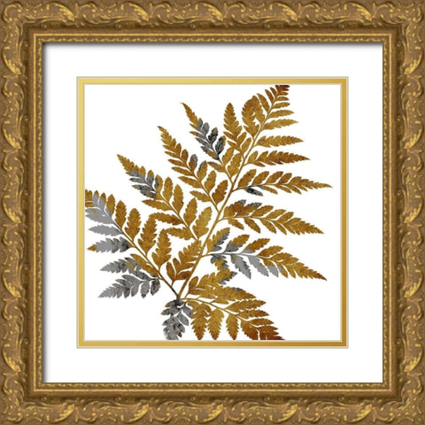 Gold Paint Gold Ornate Wood Framed Art Print with Double Matting by Lewis, Sheldon