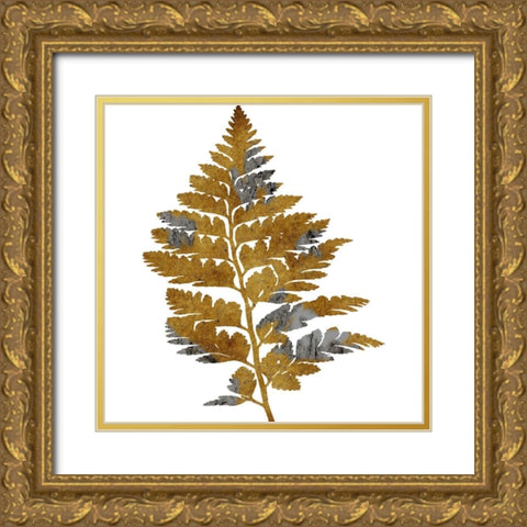 Gold Paint 2 Gold Ornate Wood Framed Art Print with Double Matting by Lewis, Sheldon