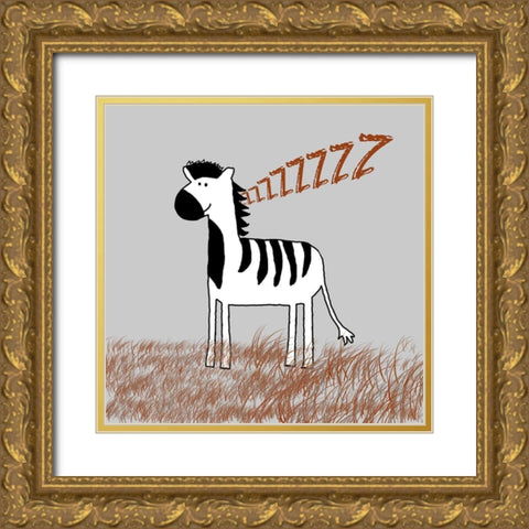 Mr Zee Gold Ornate Wood Framed Art Print with Double Matting by Lewis, Sheldon