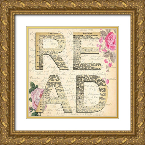 Read Book A Gold Ornate Wood Framed Art Print with Double Matting by Lewis, Sheldon