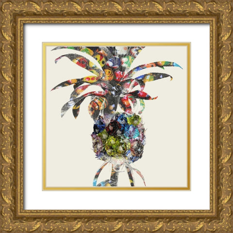 Pine Colors Gold Ornate Wood Framed Art Print with Double Matting by Lewis, Sheldon