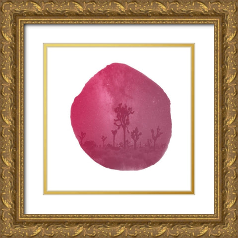 Colored Sky Gold Ornate Wood Framed Art Print with Double Matting by Lewis, Sheldon