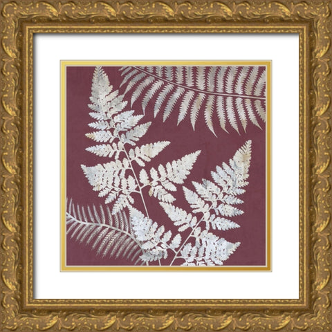 Fern Time 2 Gold Ornate Wood Framed Art Print with Double Matting by Lewis, Sheldon
