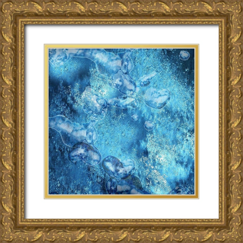 Crystal Indi Gold Ornate Wood Framed Art Print with Double Matting by Lewis, Sheldon