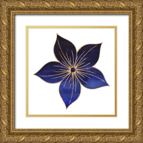 Indi Anna 1 Gold Ornate Wood Framed Art Print with Double Matting by Lewis, Sheldon