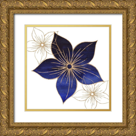 Indi Anna 2 Gold Ornate Wood Framed Art Print with Double Matting by Lewis, Sheldon