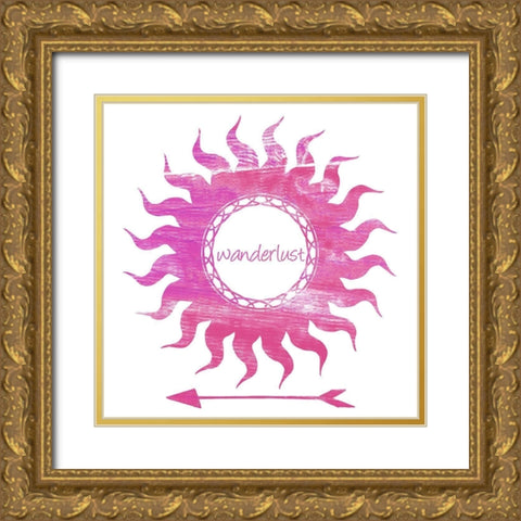 Follow The Sun 2 Gold Ornate Wood Framed Art Print with Double Matting by Lewis, Sheldon