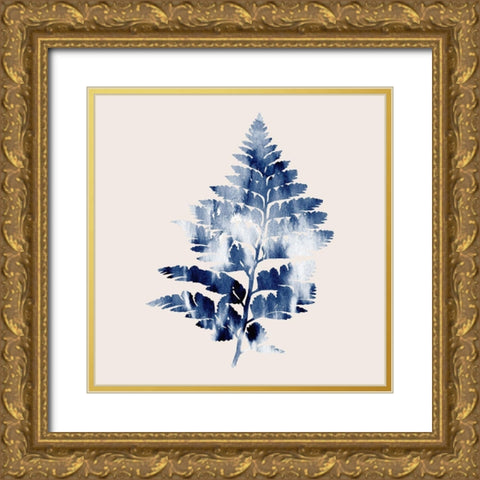 Fun With Fern 2 Gold Ornate Wood Framed Art Print with Double Matting by Lewis, Sheldon