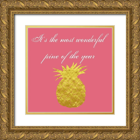 Wonderfil Pine Gold Ornate Wood Framed Art Print with Double Matting by Lewis, Sheldon