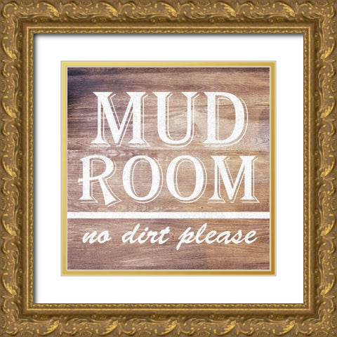 Mudroom Gold Ornate Wood Framed Art Print with Double Matting by Lewis, Sheldon