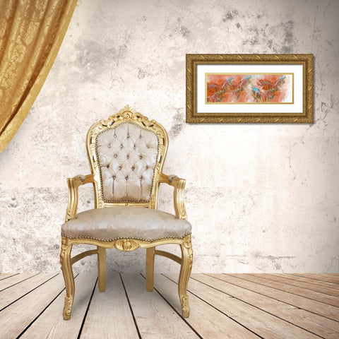 Wings Of Grace Gold Ornate Wood Framed Art Print with Double Matting by Butcher, Sarah