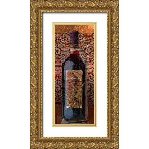 Cabernet Gold Ornate Wood Framed Art Print with Double Matting by Butcher, Sarah